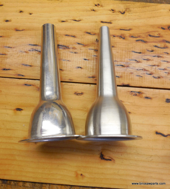 3/4" & 1/2" Aluminum #12 Stuffing Horn for Biro 812 Meat Grinders